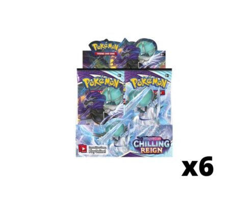CHILLING REIGN SEALED BOOSTER BOX CASE OF 6