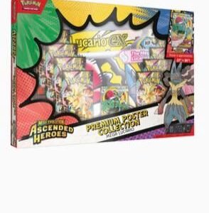 POKEMON – MEGA EVOLUTION – ASCENDED HEROES – POSTER COLLECTION – MEGA LUCARIO EX